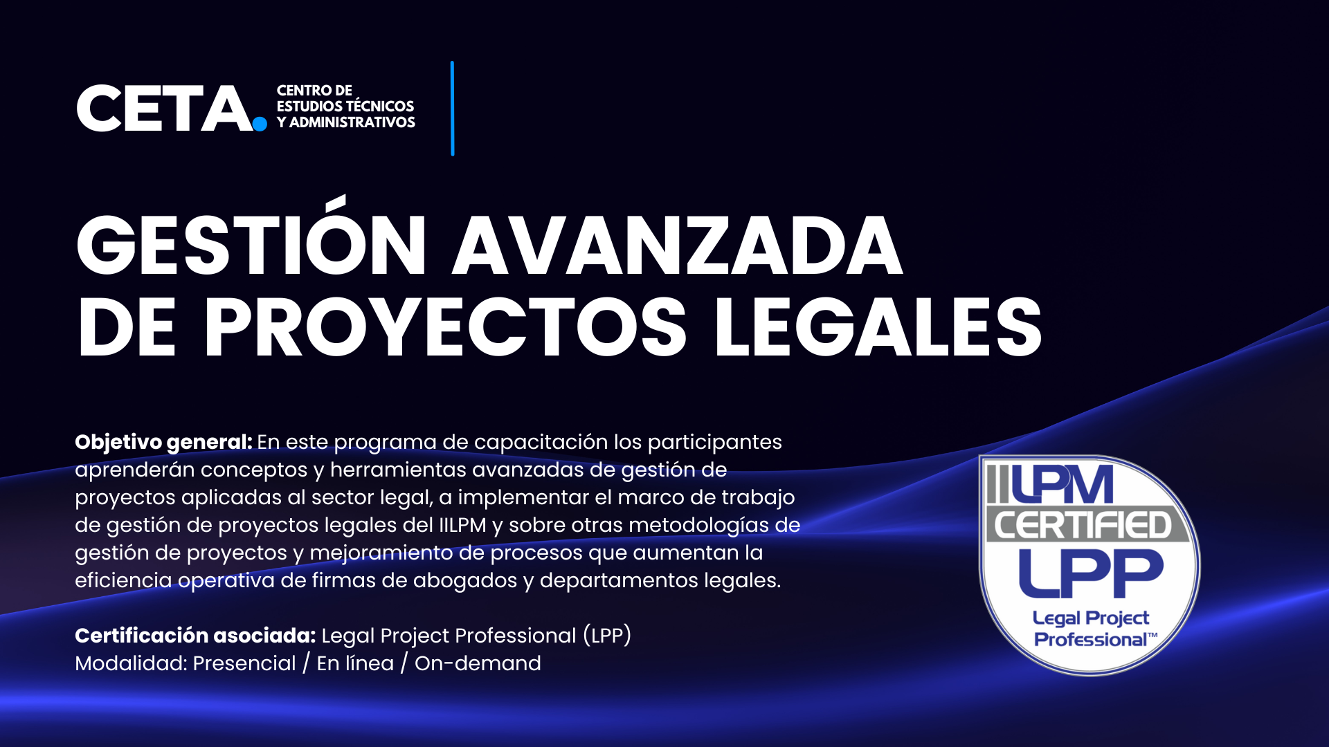 Gestión Avanzada de Proyectos Legales